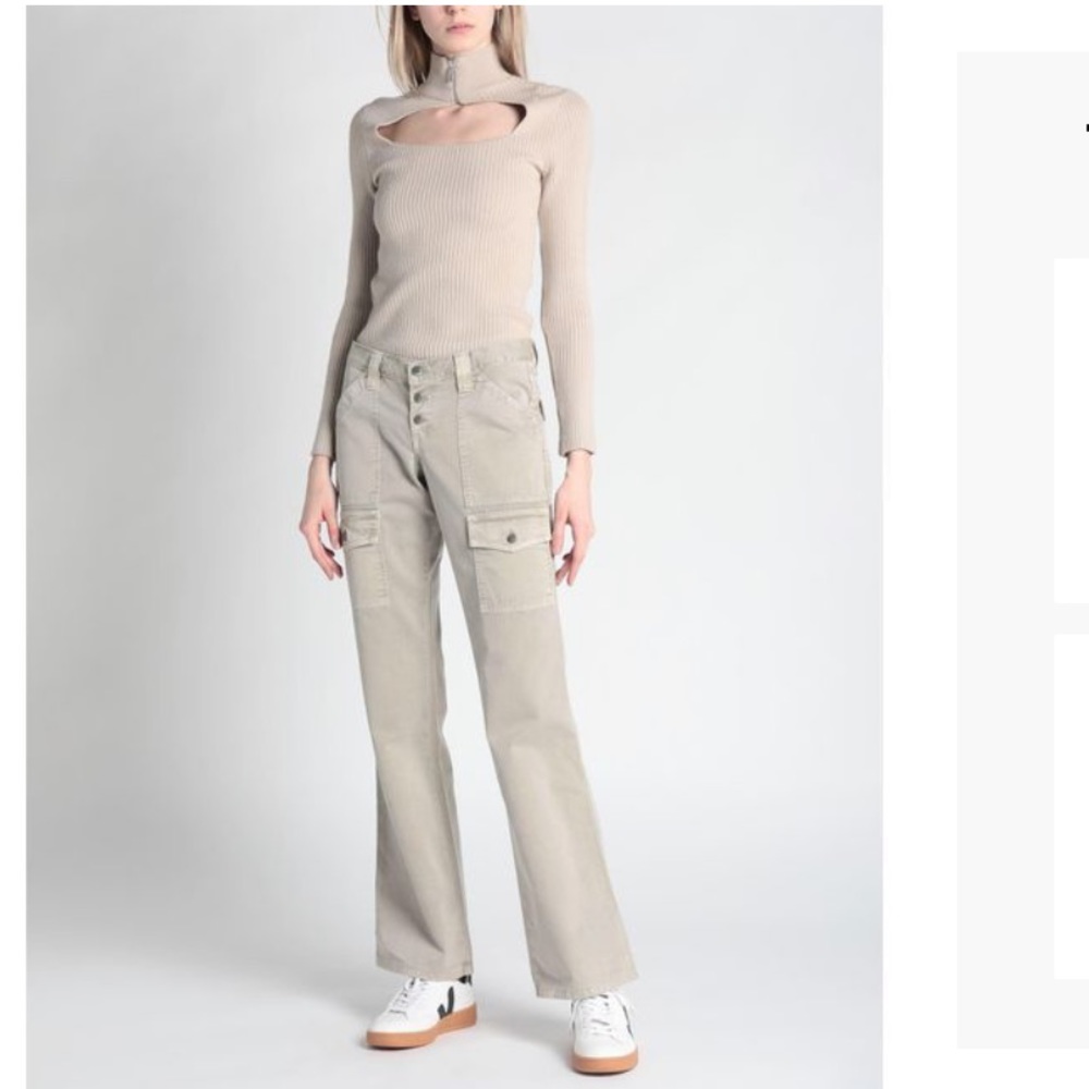 Joie Taupe Cargo Jeans